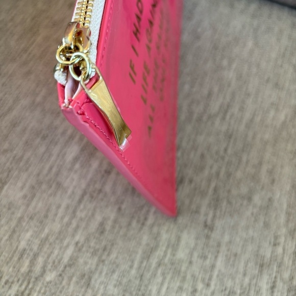 Kate Spade Zipper Pouch With Tallulah Bankhead Quote - Picture 3 of 7